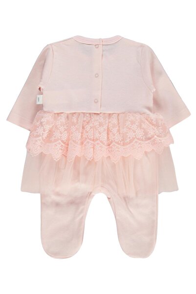 Civil Baby Ruffle Tulle 1-9 Months Romper - Powder 9-12 Months