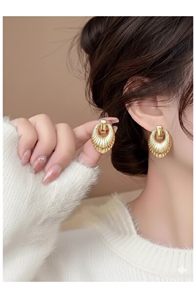 Panowill Design أقراط نسائية أنيقة مطلية بشكل بيضاوي موديلات أقراط Pinterest