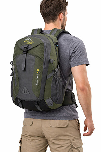 KORDAK Waterproof 40 Liter Khaki Travel Laptop Backpack