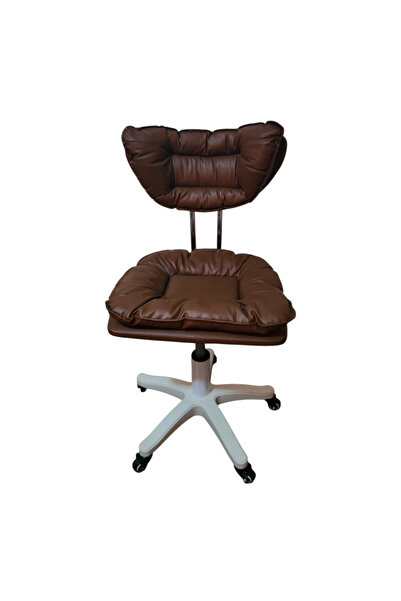 OEM Scaun ergonomic, rotativ, mobil, ajustabil pe inaltime (65–75 cm), piele ...