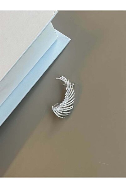 Generic Brand Stoned Cartilage Earrings - Silver