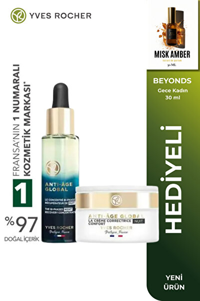 Yves Rocher Günlük Nemlendirici Gece Rutin Seti – Arındırıcı ve Canlandırıcı