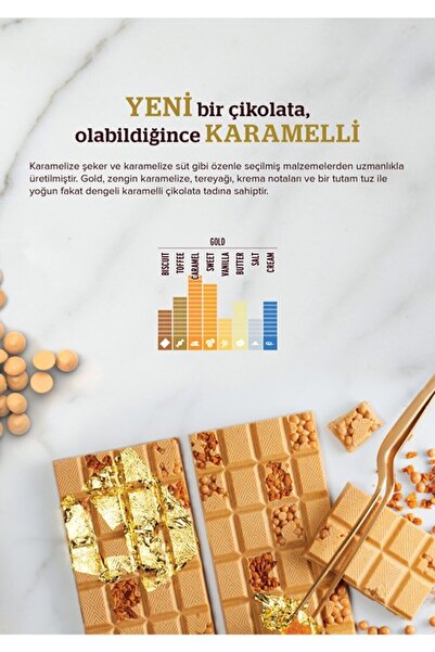 Callebaut Gold Karamel Drop Çikolata 400 Gr