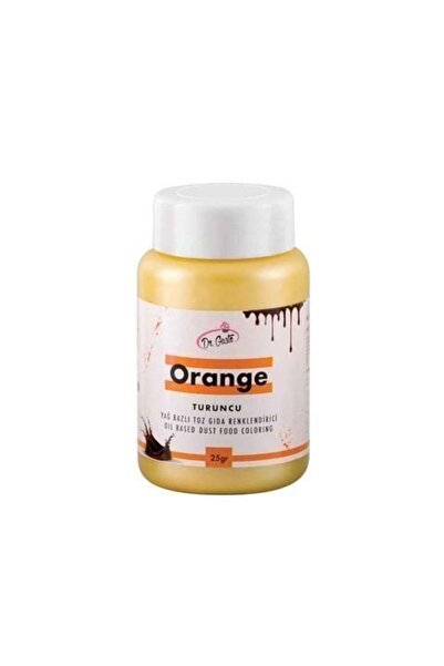 Dr. Gusto Dr Gusto Turuncu Yağ Bazlı Toz Gıda Boyası 25 Gr