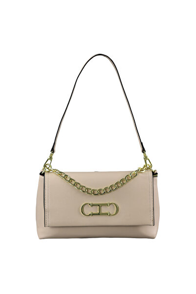Carolina Herrera Retro Classic New Luxury Handbag Off-White Minimalist Chain ...