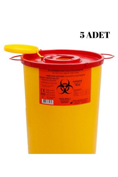 Muhtelif TIBBİ ATIK KOVASI 10LT - 5 ADET