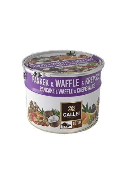 Callei Chocolate Extra Sütlü Waffle-dondurma-krep-pankek Sos Teneke Kutuda 10 Kg