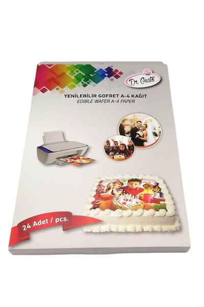 Dr. Gusto Yenilebilir Resim Baskı Gofreti 24 Adet