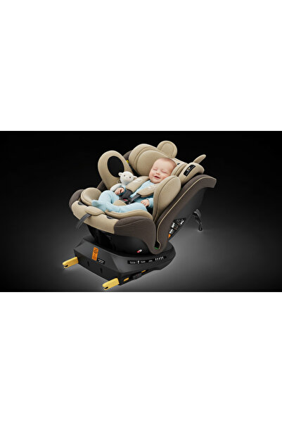 BUF BOOF ® Scaun Auto P100 i-Size R129 Rotativ 360° ISOFIX 40–150 cm (0–36 kg) UrsCoffee