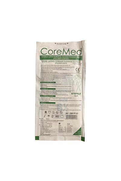 COREMED - CERRAHİ ELDİVEN PUDRASIZ NO: 6.5