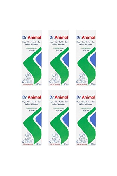 Dr. Animal DR. ANİMAL - AĞIZ GÖZ KULAK DERİ BAKIM SOLÜSYONU 100ML - 6 ADET