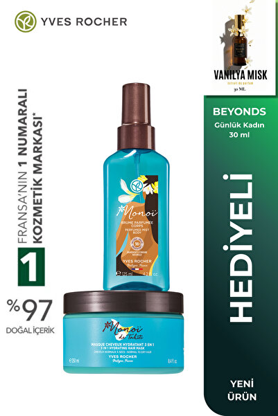 Yves Rocher Vücut Spreyi & Saç Maske Seti – Onarıcı, Nemlendirici ve Parlaklı...
