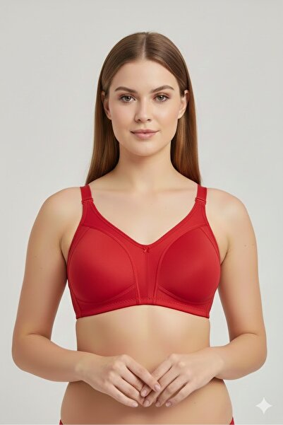 Liza Kadın Desteksiz Süngersiz Telsiz Toparlayıcı Sütyen 4'lü