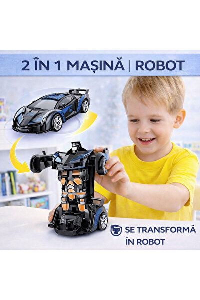 SMARTECH Masinuta AutoRobot care se transforma in robot, 3+ Ani