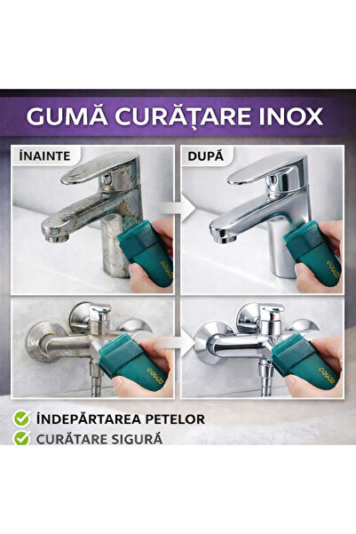 SMARTECH Guma pentru curatare baterie chiuveta si inox