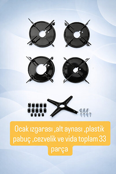 Becenhouse Vestel ,Beko ve Birçok Marka Için Cam Ocak Izgara Takımı-Ankastre-...