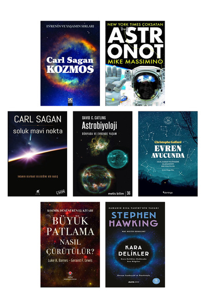 Altın Kitaplar Kara Delikler Kozmos Evren Avucunda Soluk Mavi Nokta Astrobiyo...