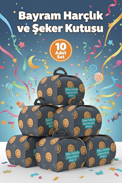 onayla bastır Hediyelik Sunum Kutusu – Bayram ve Özel Günler İçin – 10 Adet