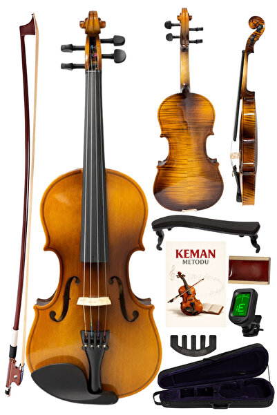 Campbell CV-400 Keman 4/4 Yetişkin Kemanı - Full Set - Parlak