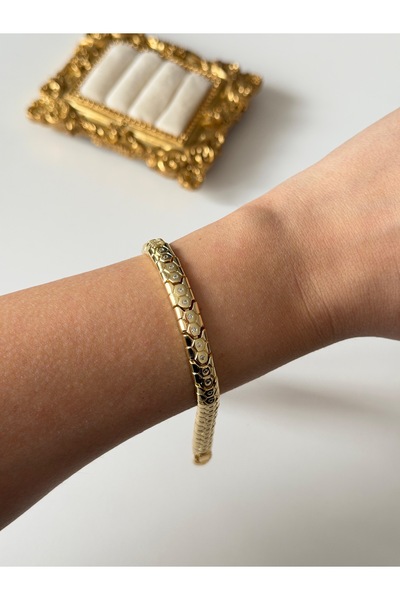 Charmist Çelik özel koleksiyon zirkon plaka bileklik