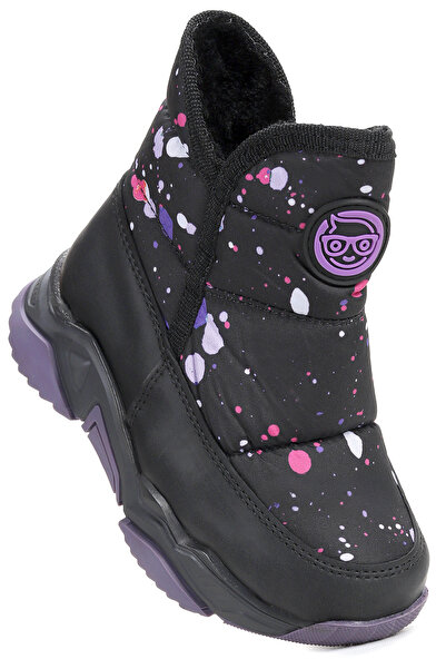 KARAMAZI Rocco Fermuarlı Kız Çocuk Kar Botu