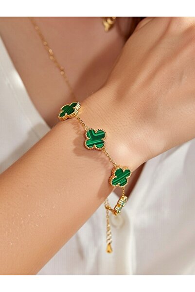 Açıkmeşe Ev Yaşam Ürünleri Clover Bracelet Stainless Steel