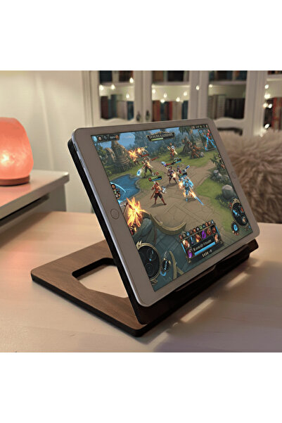 Vigo Wood Mini Tablet Standı Ceviz-MTS01C