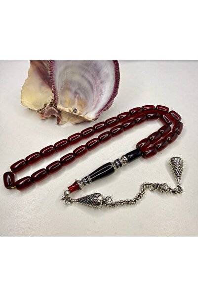 İskenderun Tesbihcilik Handcrafted Nakkaş İmame Ottoman Fire Metaphor Amber P...