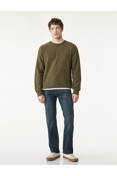 Koton Normal Bel Cepli Straight Fit Jean Pantolon - Mark Jean