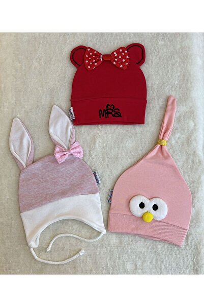 anne dokunuşu gibi KUZUM BEBE Siyah Beyaz Kırmızı 3’'lü Mickey Mouse Figürlü ...