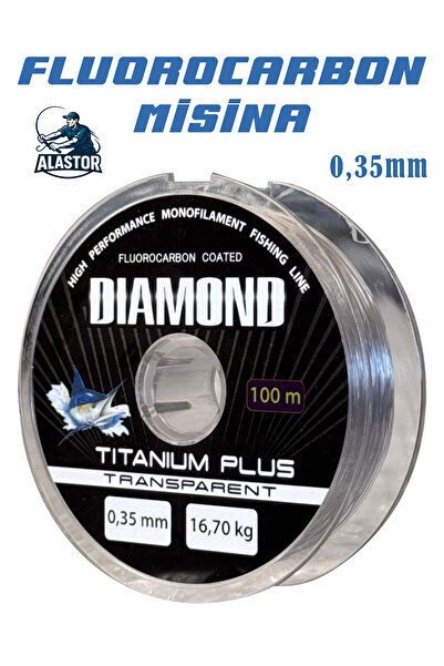 ALASTOR Diamond Titanium Plus Misina Fluorocarbon Misina Profesyonel Misina 100m
