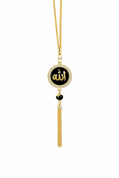 EFEAKS زخرفة مرآة الرؤية الخلفية ذاتية العطر مكتوب عليها الله ومحمد باللون ال...