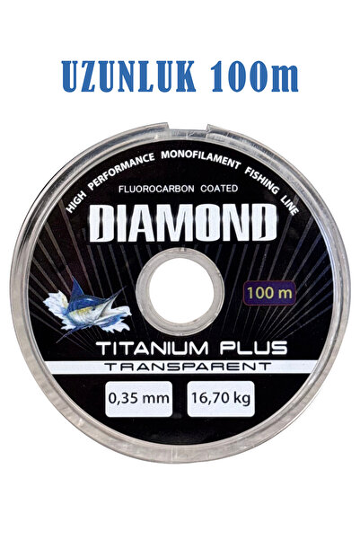 ALASTOR Diamond Titanium Plus Misina Fluorocarbon Misina Profesyonel Misina 100m
