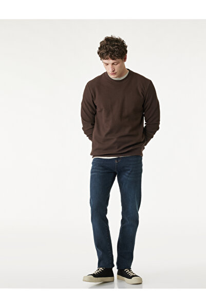 Koton Normal Bel Slim Fit Pamuklu Jean Pantolon - Brad Jean