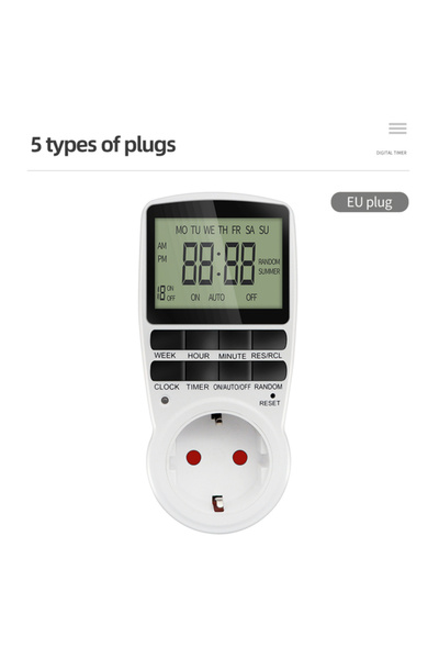 Choice EU Plug A Electronic Digital Timer Switch EU FR BR Plug Kitchen Timers...