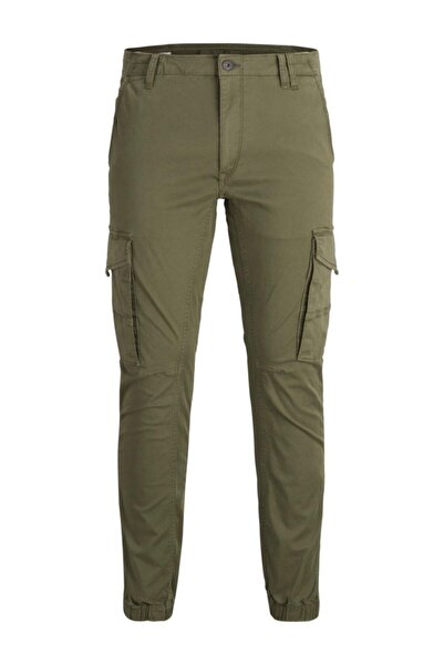 Jack & Jones Jack&Jones 12141844 Paul Flake férfi cargo nadrág, khaki zöld