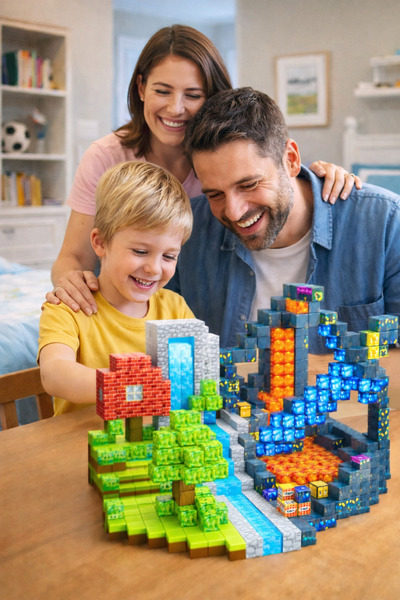 acces Manyetik Yapı Blokları 100 Parça – Çocuklar Için Eğitici Oyuncak Seti Ç...