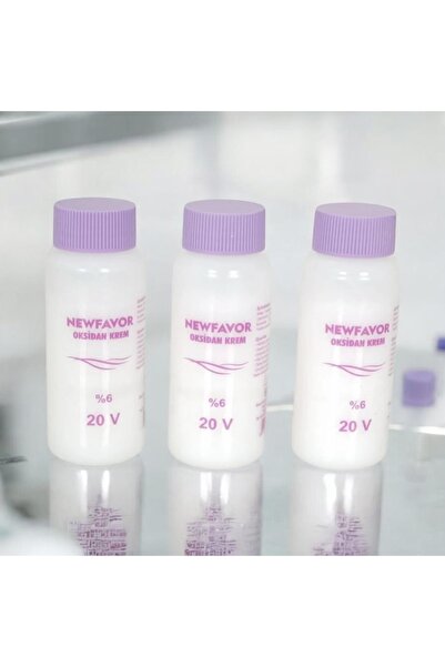 GÜNEŞ GRUP Newfavor 20 Volum Oksidan 60 Ml Saç Boyası Oksidanı 3lü