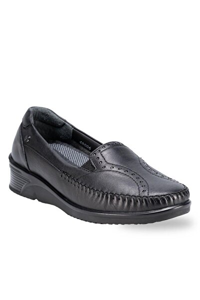 Forelli 48006-g Erva Black Women's Genuine Leather Shoes