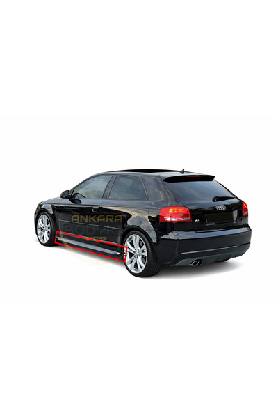 ANKARA BODYKİT A3 8P TEK KAPI MARŞPİYEL - BOYASIZ - PLASTİK - MAT SİYAH