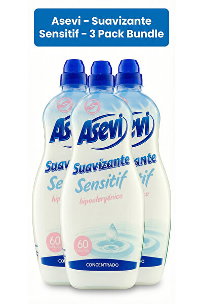 ASEVI Balsam pentru rufe sensibile 60 spălări, 1,44 L x 3