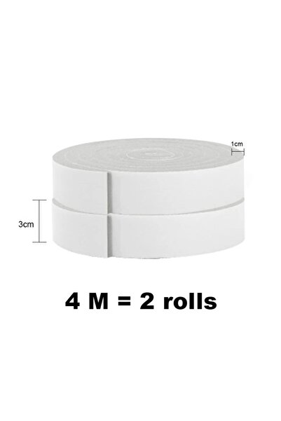 Choice شريط لاصق مانع للتسرب من الإسفنج بطول 4 أمتار (1 × 3 سم) - مضاد للصدما...