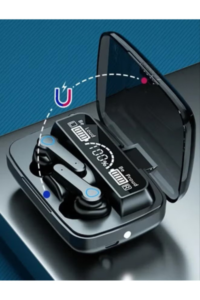 Zen Store سماعات أذن لاسلكية بتقنية بلوتوث 5.3 - مقاومة للماء، شاشة LED لعرض ...