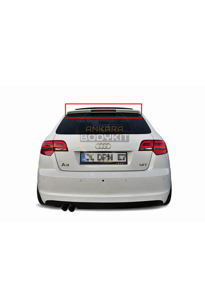 ANKARA BODYKİT A3 8P SPORTBACK BAGAJ SPOİLER - BOYASIZ - FİBERGLASS 2005 - 2012