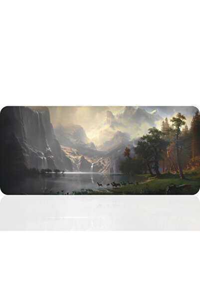 BLS 90X40 Cm Oyuncu Gaming Mouse Pad Kaymaz Kauçuk Taban Fare Altlığı Mousepa...