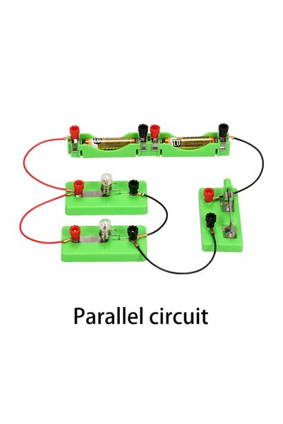 TeTea Jucarie Educationala Tetea, Kit STEM, circuit electric in serie sau paralel cu intrerupator