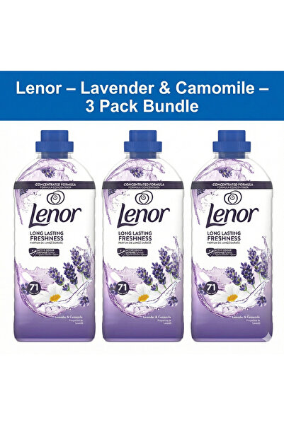 lenor Lavender & Chamomile fabric softener, 71 washes 3 x 1.49 L