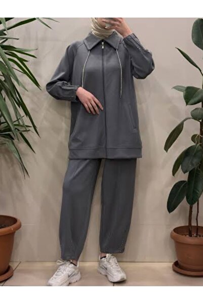 merve ada design Modal Kumaş Özel İşleme Detaylı Premium Kalite 2li Takım