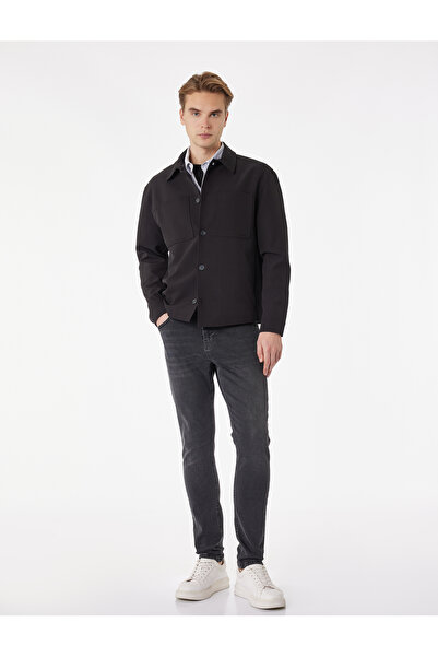 Koton Pantaloni de blugi pentru bărbați Justin Black 6SAM40031ND