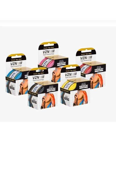 DİĞER1111 VZN Ağrı Bandı Sport Tape Kinesio Ağrı Bandı 5x5 Kırmızı